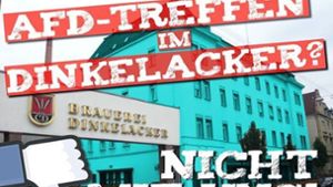 So macht die Antifa im Internet gegen die Dinkelacker-Brauereigaststätte Wetter. Fraglich bleibt, ob nicht völlig unbegründet. Foto: Antifa Stuttgart und Region