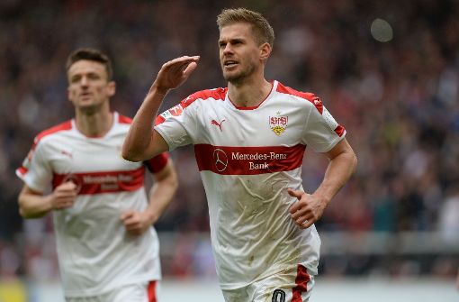 Treffer Nummer 22 und 23: VfB-Stürmer Simon Terodde Foto: dpa