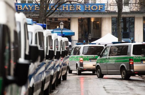 Die Münchner Sicherheitskonferenz erfordert jährlich ein hohes Polizeiaufgebot. Foto: dpa