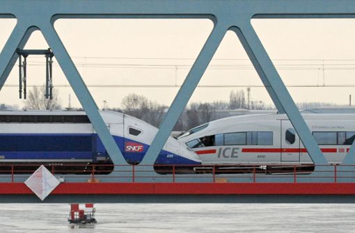 Fusion unerwünscht: Die Hersteller von TGV und ICE gehen auch künftig getrennte Wege. Foto: dpa