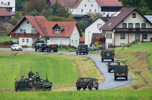 Wie geht es mit den US-Truppen in Deutschland weiter? Foto: dpa/Armin Weigel