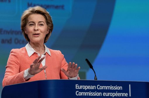 Umgibt sich mit starken Frauen: EU-Kommissionschefin Ursula von der Leyen. Foto: AFP