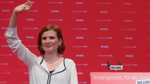 Die Bundestagsabgeordnete Katja Kipping ist als Parteivorsitzende wiedergewählt worden. Foto: dpa-Zentralbild