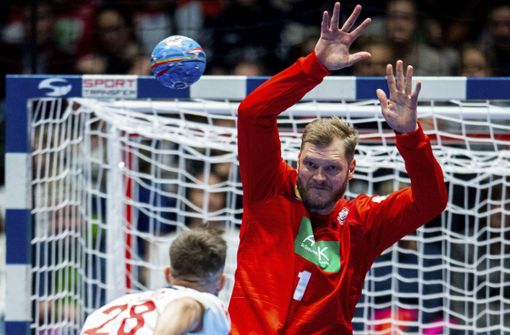 Spielte in Estland für die deutsche Handball-Nationalmannschaft: Johannes Bitter vom TVB Stuttgart. Foto: imago/Vegard Wivestad