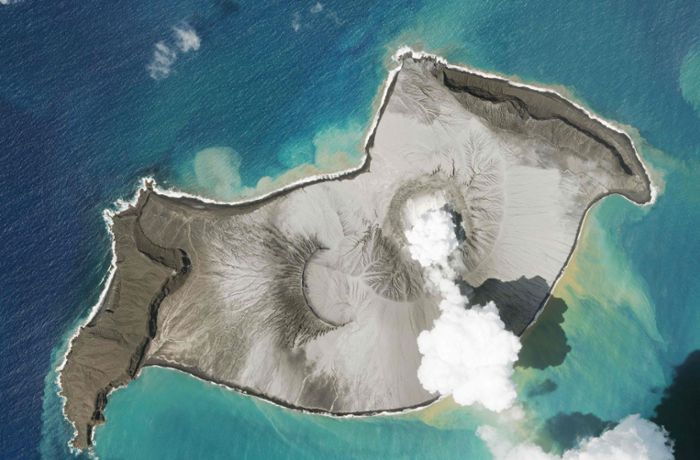 Vulkanausbruch auf Tonga: Druckwelle auf Helgoland erfasst