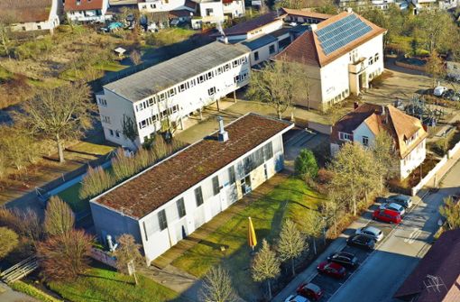 Der Campus soll auf dem Gelände in der Schulstraße entstehen. Foto: Stadt Aichtal