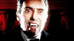 Der Gentleman-Vampir der britischen Gruselwelle: Christopher Lee als Graf Dracula Foto: dpa