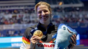 Hat sich mit ihrer WM-Goldmedaille einen Traum erfüllt: Angelina Köhler. Foto: Jo Kleindl/dpa