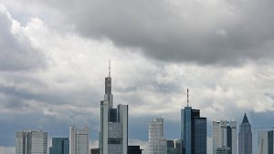 Die Hochhäuser der Banken in Frankfurt am Main. Foto: dpa
