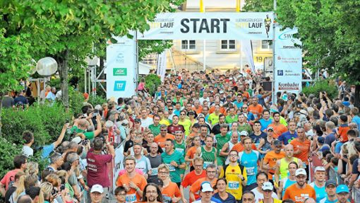Im Jahr 2022 fand wohl der letzte Citylauf in Ludwigsburg statt. Foto: Werner Kuhnle