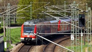 Es wird noch dauern, bis die S-Bahn die Kurve nach Neuhausen nimmt. Foto: /Horst Rudel
