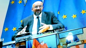 EU-Ratspräsident Charles Michel Foto: dpa/Olivier Hoslet