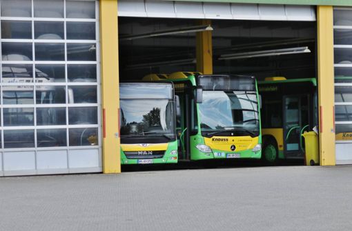Die Knauss-Busse werden vor allem im Linienverkehr eingesetzt. Foto: 7aktuell.de/Lermer