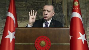 Recep Tayyip Erdogan, Präsident der Türkei,  setzt hohe Erwartungen in die Gespräche mit Griechenland zur Beilegung des Erdgasstreits. Foto: dpa/Uncredited