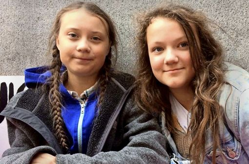 Verstehen sich gut: Greta Thunberg und ihre kleine Schwester Beata. Foto: © Instagram/Greta Thunberg