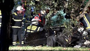 Die Ursache des schweren Unfalls bei Weinstadt ist noch unklar. Foto: 7aktuell.de/Simon Adomat
