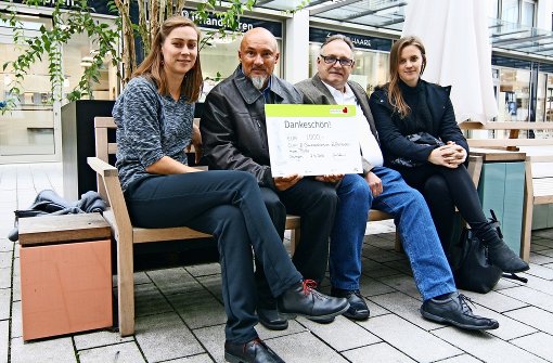 Das  Vorstandsteam Nicole Schubert, Werner Mast, Hans Rühle, Dominika Pawliczek  (v.l.) freut sich über das Preisgeld. Foto: Marta Popowska