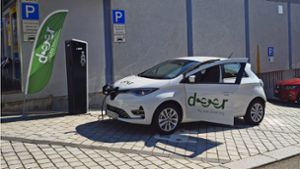 In Murr kann man seit einigen Monaten E-Autos für seine Fahrten nutzen. Foto: Deer