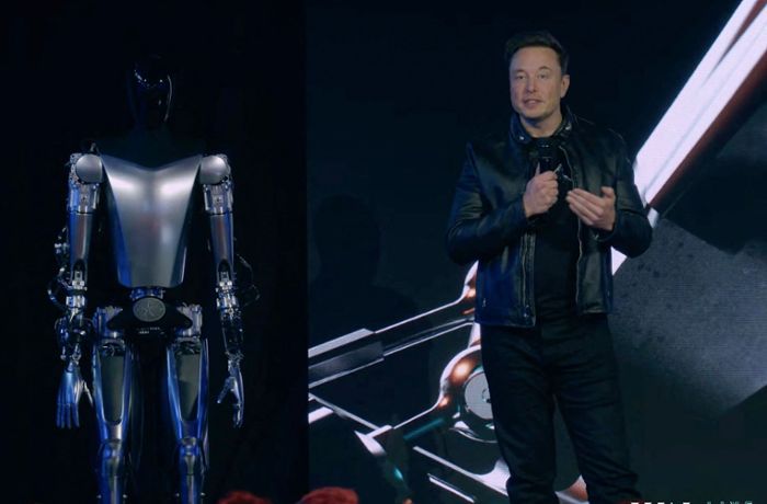 „Optimus“: Tesla-Chef Musk führt Roboter-Prototypen vor