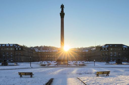 Der Schnee kommt zurück: Am Mittwochmorgen wird es laut Wetterexperten wieder weiß in Stuttgart (Archivbild). Foto: imago images/Robert Harding