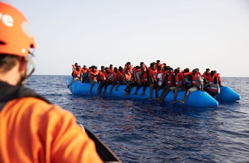 Die Europäische Union findet keinen gemeinsamen Weg, aus Seenot gerettete Migranten auf die Mitgliedstaaten zu verteilen. Foto: dpa/Fabian Heinz/Sea-Eye