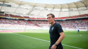 Seit einem Jahr ist Hannes Wolf Trainer beim VfB Stuttgart. Foto: dpa