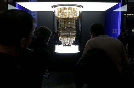 War im Januar auf einer Technologieschau in Las Vegas zu bestaunen: Der IBM Quantencomputer System One Foto: AP/Ross D. Franklin