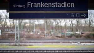 An der S-Bahn-Station Frankenstadion waren zwei Jugendliche von einer S-Bahn überfahren worden. Foto: dpa/Daniel Karmann