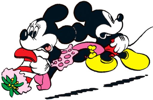 Minnie und Micky haben es eilig: Auch mit 90 geht es noch von Abenteuer zu Abenteuer. Foto: Egmont Ehapa Media, © 2018 Disney
