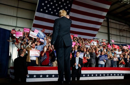 Bei den Midterm-Wahlen geht es für US-Präsident Donald Trump um viel. Foto: AP