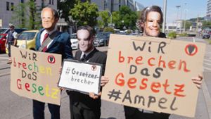 Kritik an der Regierung tragen Klimaaktivisten  auf die Straße. Foto: Fotoagentur Stuttgart/Rosar