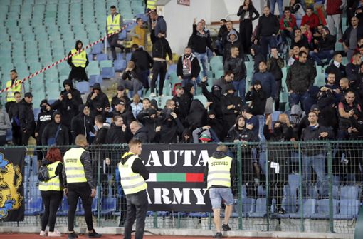Rassistische Ausfälle der bulgarischen Fans im Spiel gegen England Foto: AP/Vadim Ghirda