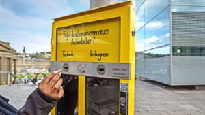 Ein besonderer Aschenbecher in Stuttgart Foto: Lichtgut/Leif Piechowski