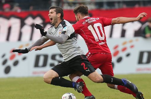 Im Hinspiel unterlag der VfB den Würzburger Kickers mit 0:3. Foto: Pressefoto Baumann