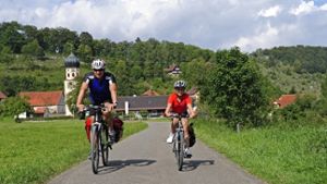 Das Große Lautertal ist zum Fahrradfahren ideal Foto: Ralph Lueger/Tourismusverband Schwäbische Alb
