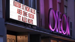Bundesweit sind die Kinos geschlossen, auch das Odeon in Köln – aber in Tübingen ist ein Stück Kultur wieder möglich. Foto: dpa/Roberto Pfeil