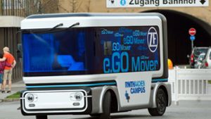Noch ein Demofahrzeug, aber bald auf dem Markt: der e.Go-Mover soll Kleinbus oder mit anderen Aufbau als Transporter eingesetzt werden. Foto: Lichtgut/Oliver Willikonsky