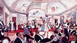 Cabaret in Montmartre anno 1927: Die Illustration gibt einen Eindruck von den rauschenden Partys, die im Paris der 20er Jahre gefeiert wurden. Foto:Imago/Kharbine Tabapor Foto:  