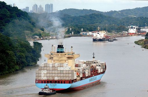 Am Panamakanal gibt es derzeit Stau. (Archivbild) Foto: picture alliance / dpa/Alejandro Bolivar
