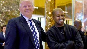 Kanye West zeigte sich zeitweise als großer Fan von US-Präsident Donald Trump Foto: AFP/TIMOTHY A. CLARY