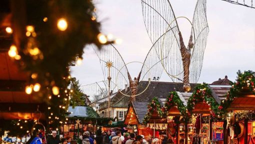 Der Weihnachtsmarkt in Ludwigsburg muss dieses Jahr Abstriche machen – Grund sind die gestiegenen Gema-Gebühren. Foto: Simon Granville/Simon Granville