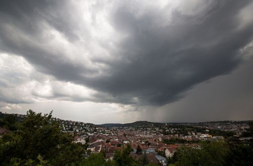 In Stuttgart wird es ab Freitagnachmittag ungemütlich und unwetterartig. Foto: dpa