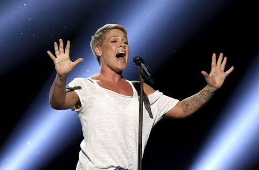   Pink has been hospitalized for a digestive system. Photo: Invision 