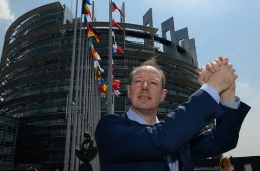 Martin Sonneborn ist für Die Partei ins Europaparlament eingezogen Foto: EPA