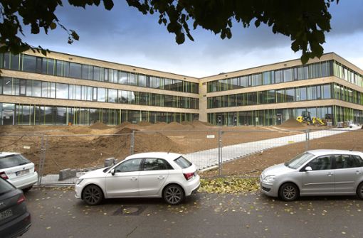 Der knapp 28 Millionen Euro teure Neubau der Albert-Schäffle-Schule in Nürtingen ist eines der großen Bauvorhaben, die der Landkreis stemmt. Foto: Pressefoto Horst Rudel/Horst Rudel