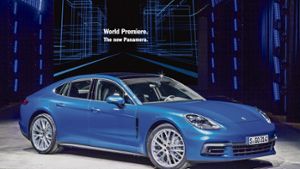 In Berlin hat Porsche am Dienstagabend die Weltpremiere der zweiten Generation des Porsche Panamera gefeiert. Foto: Porsche