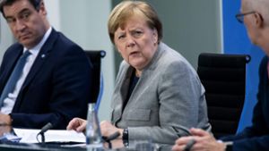Bundeskanzlerin Angela Merkel ist angefressen. Foto: AFP/BERND VON JUTRCZENKA