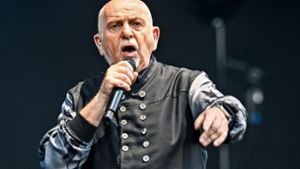 Peter Gabriel (hier beim Auftritt Ende Mai in München) Foto: Imago/Plusphoto/Martin Hangen