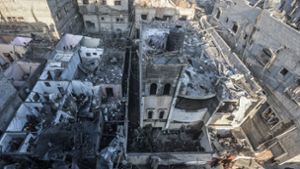 Zerstörte Gebäude in Chan Junis nach einem israelischen Luftangriff. Foto: Ahmed Zakot/dpa