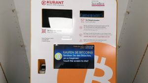 Hier gibt es Bitcoin gegen Bargeld. Foto: Fotoagentur Stuttgart/Andreas Rosar